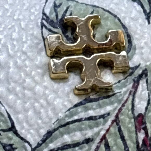 Tory Burch Kerrington navy green red Evergreen floral crossbody purse bag - Picture 11 of 12